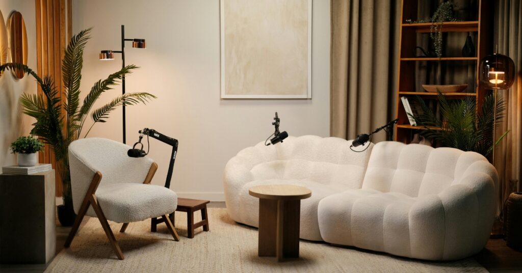 Podcast set up for business authors